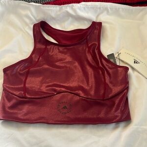 Sports top. Stella McCartney sports bra/top. Brand new! Burgundy color.